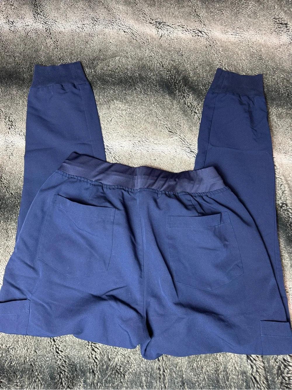Navy Blue Jogger Scrub Pants